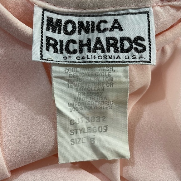 Monica Richards Pale Pink Pleated Dress - Picture 8 of 8